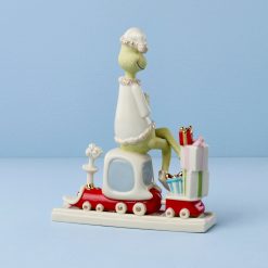 Alternative view of Lenox Premium All Aboard with Mr. Grinch Figurine
