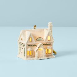 Lenox Premium Christmas Village Toy Shop Lit Ornament
