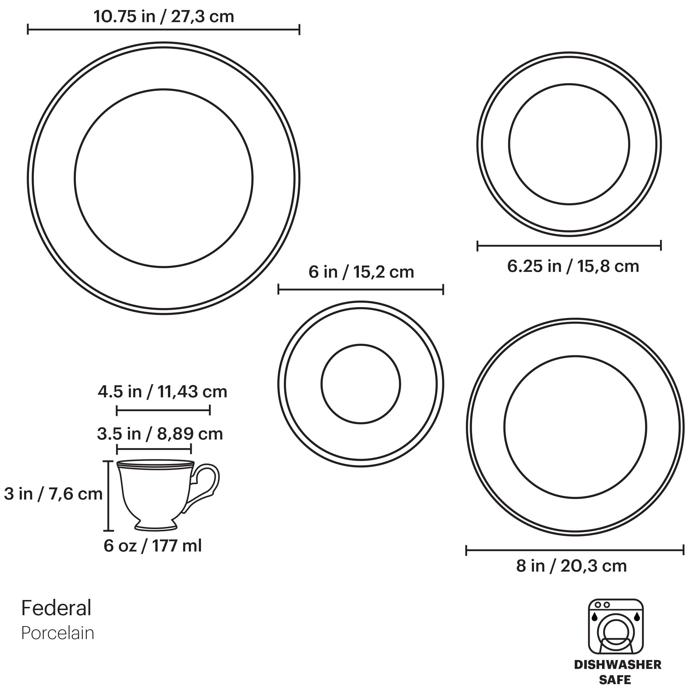 Lenox Premium Federal Gold 5-Piece Place Setting - Image 6