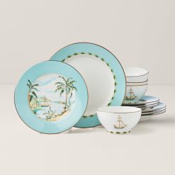 Lenox Premium British Colonial Tradewind 12-Piece Dinnerware Set