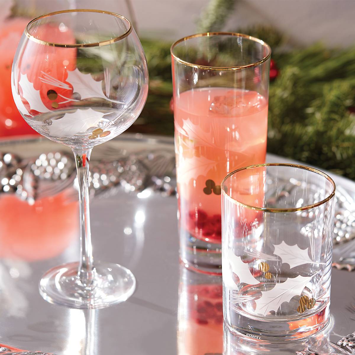 Lenox Premium Holiday Gold Double Old Fashion Glasses, Set of 4 - Image 6