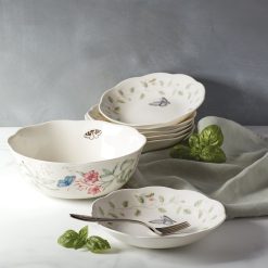 Alternative view of Lenox Premium Butterfly Meadow 7-Piece Bowl Set