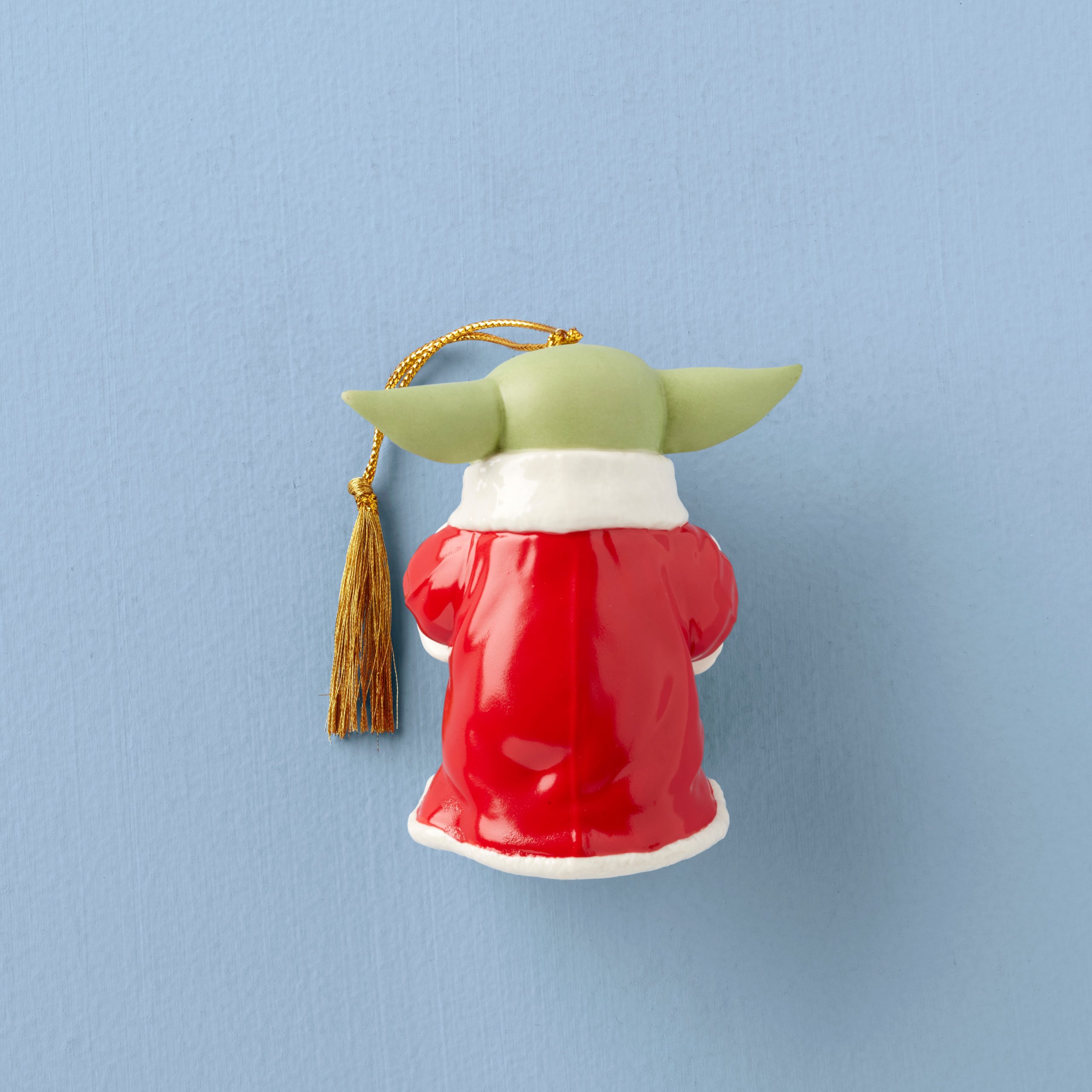 Lenox Premium Holiday Grogu with Stocking Ornament - Image 3