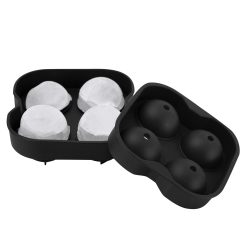 Lenox Premium Black Round Silicone XL Ice Mold