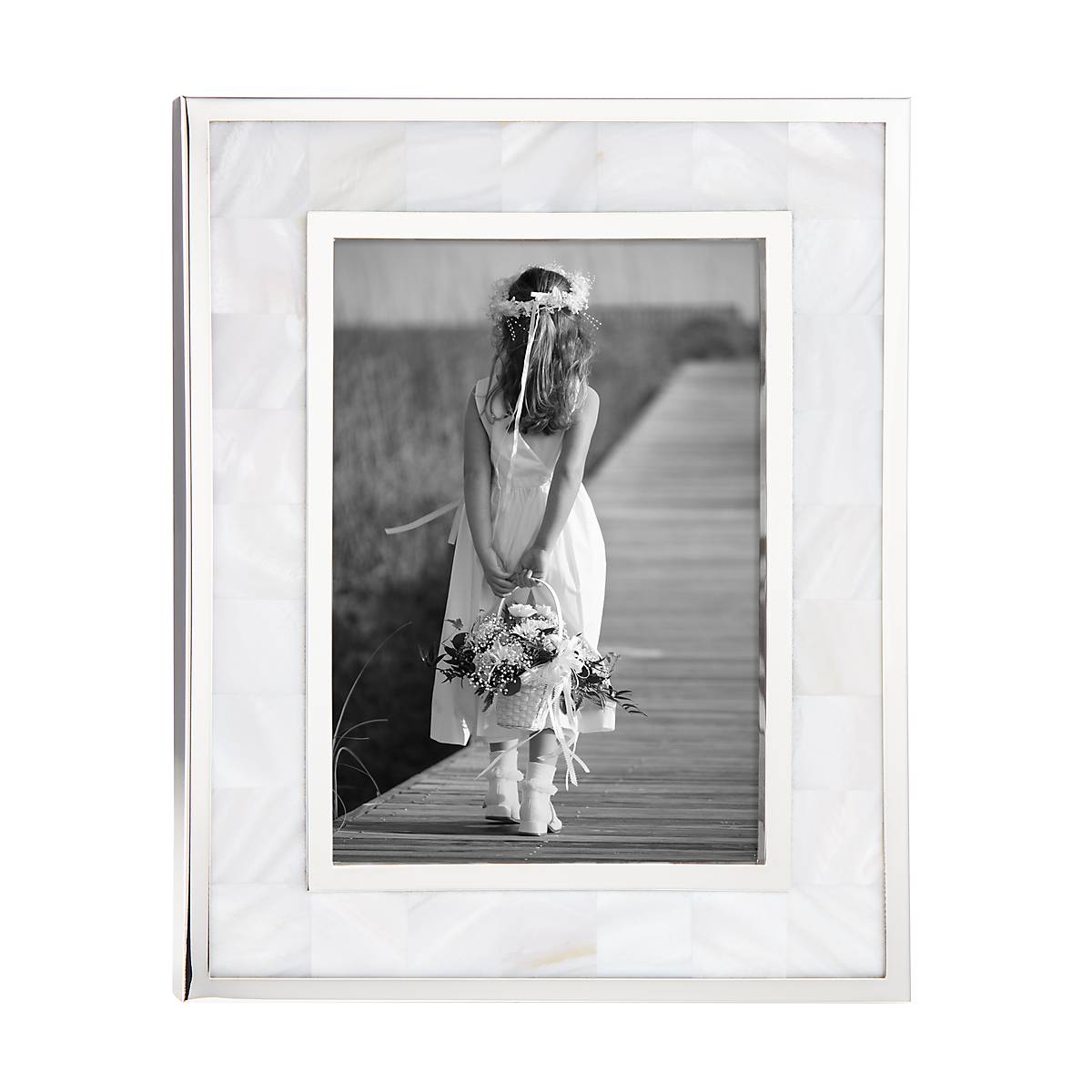 Lenox Premium Mother Of Pearl 5x7 Photo Frame
