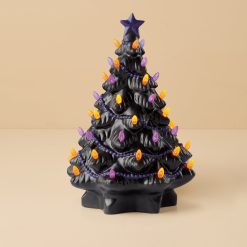 Lenox Premium Treasured Traditions Black Lit Tree Figurine