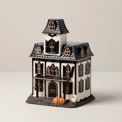 Lenox Premium Vintage Halloween Lit House Figurine