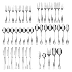 Alternative view of Lenox Premium Rhiannon 45-Piece Flatware Set