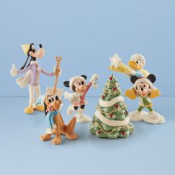 Lenox Premium Disney Winter Fun 5-Piece Figurine Set