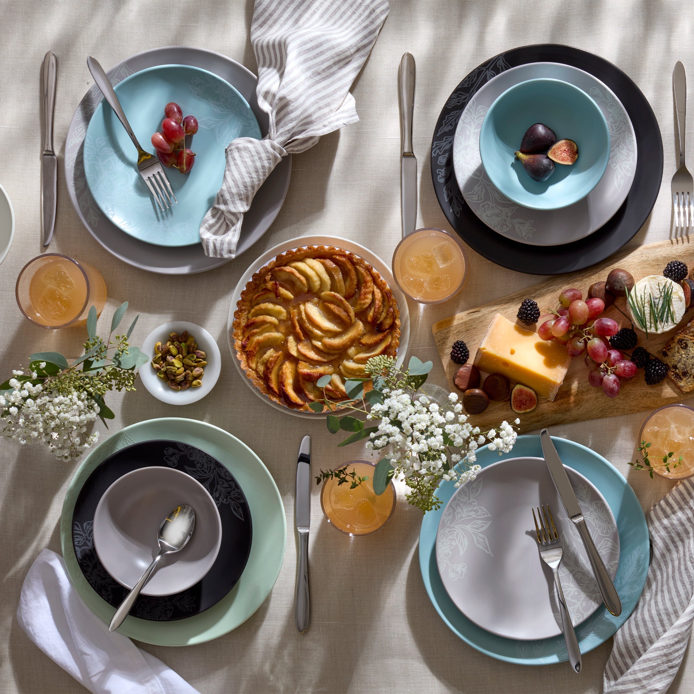 Lenox Premium Roseto White 12-Piece Dinnerware Set - Image 6