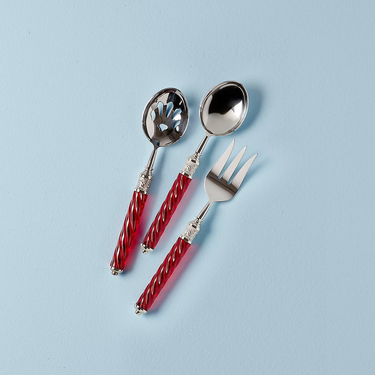 Lenox Premium Holiday Jewel Spiral 3-Piece Serving Set