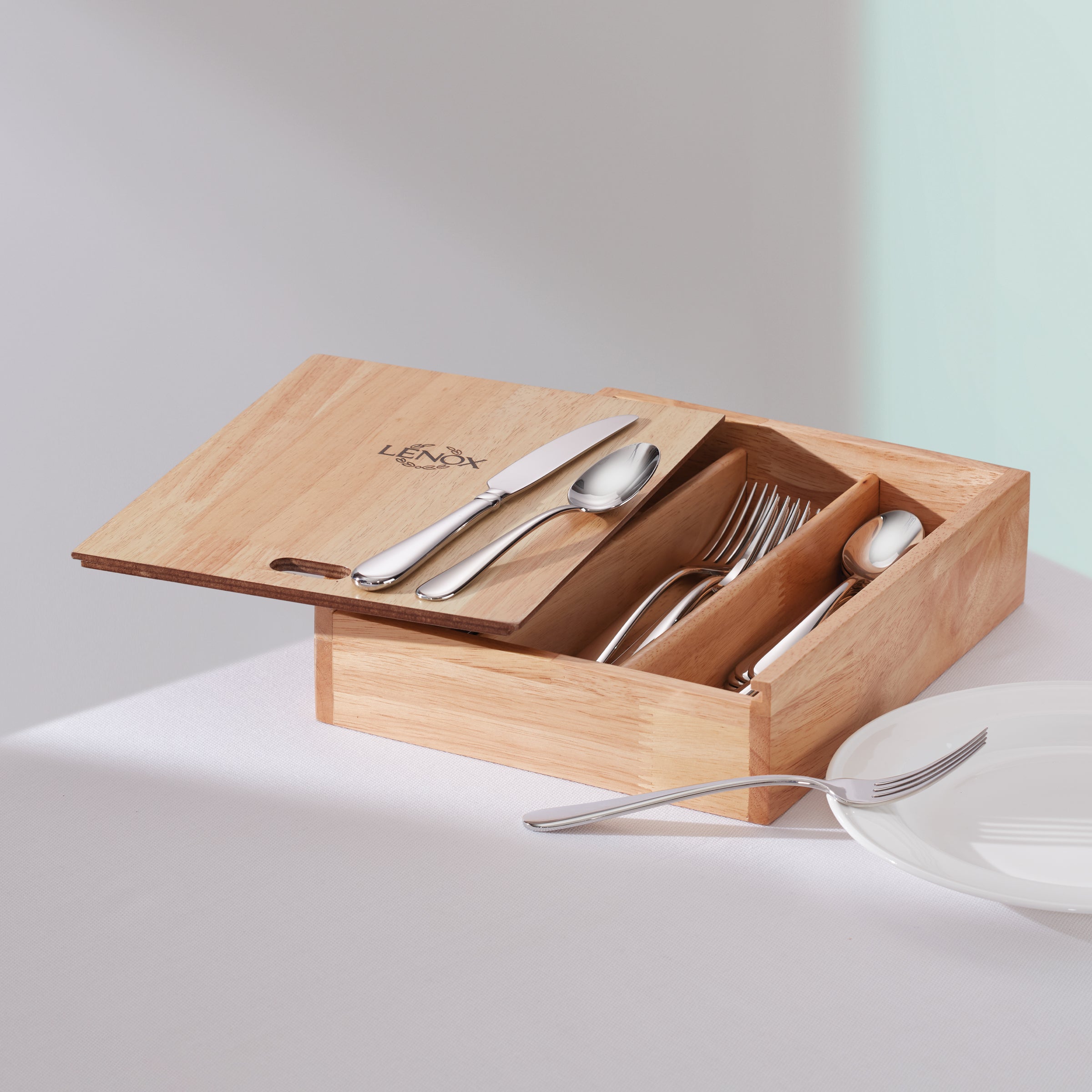 Lenox Premium Studio 1414 36-Piece Flatware Set - Image 4