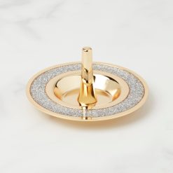 Lenox Premium Sitting Pretty Silver Glitter Ring Dish