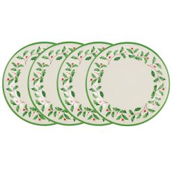 Alternative view of Lenox Premium Holiday Melamine Dinner Plates, Set of 4