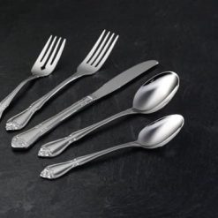 Alternative view of Lenox Premium True Rose Everyday Flatware Tall Drink Spoons, Set Of 4