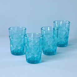 Lenox Premium Butterfly Meadow Blue Tall Glasses, Set of 4