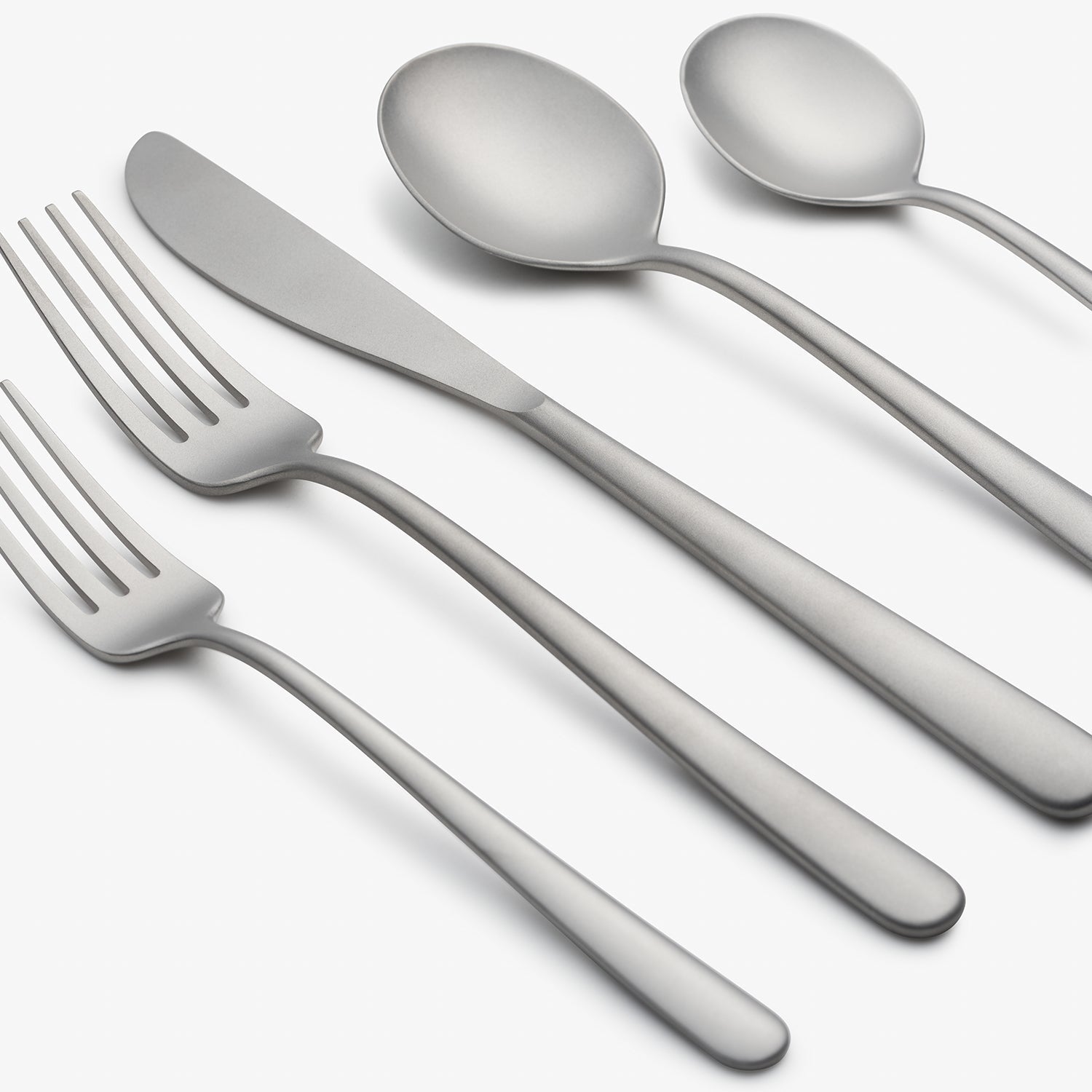 Lenox Premium Lorenn Sand 20-Piece Flatware Set - Image 3