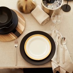 Alternative view of Lenox Premium LX Collective Black 12-Piece Dinnerware Set
