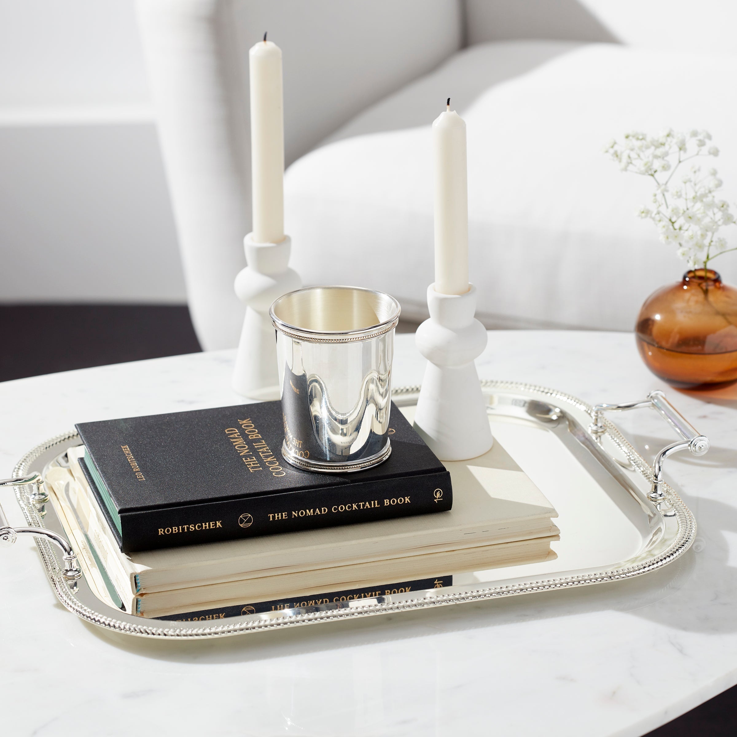 Lenox Premium Silverplate Rectangular Tray With Handles - Image 4