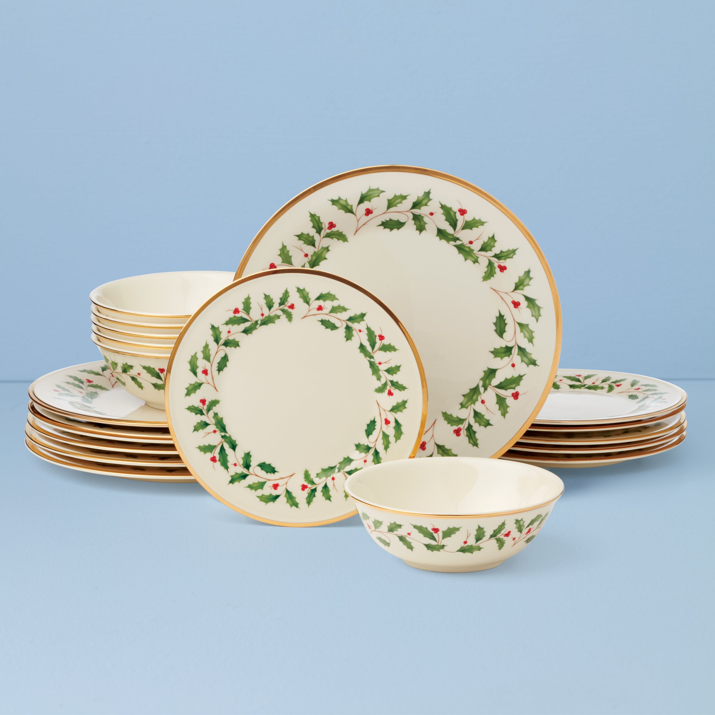 Lenox Premium Holiday 18-Piece Dinnerware Set