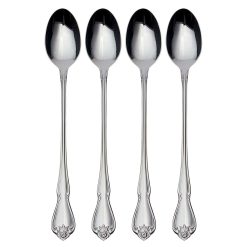 Lenox Premium True Rose Everyday Flatware Tall Drink Spoons, Set Of 4