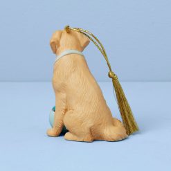 Alternative view of Lenox Premium Personalized Golden Retriever Ornament