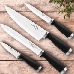 Alternative view of Lenox Premium Epicure Black 4-Piece Soft-Grip Cutlery Set