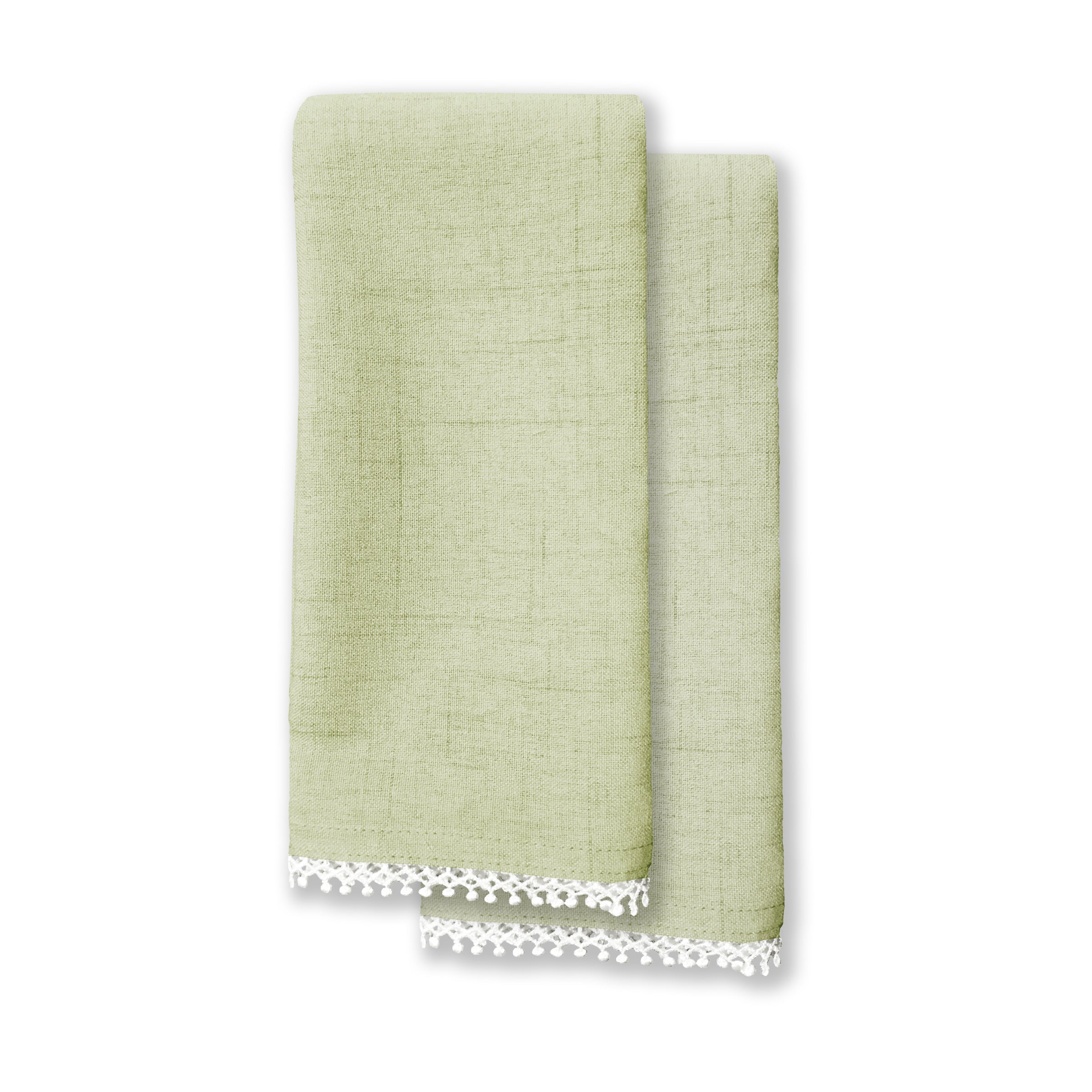 Lenox Premium French Perle Pistachio Napkin, Set of 2 - Image 2