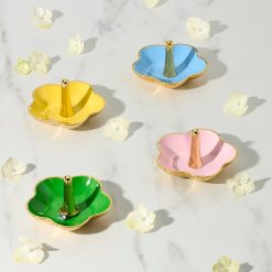 Alternative view of Lenox Premium Make It Pop Blue Metal Ring Dish