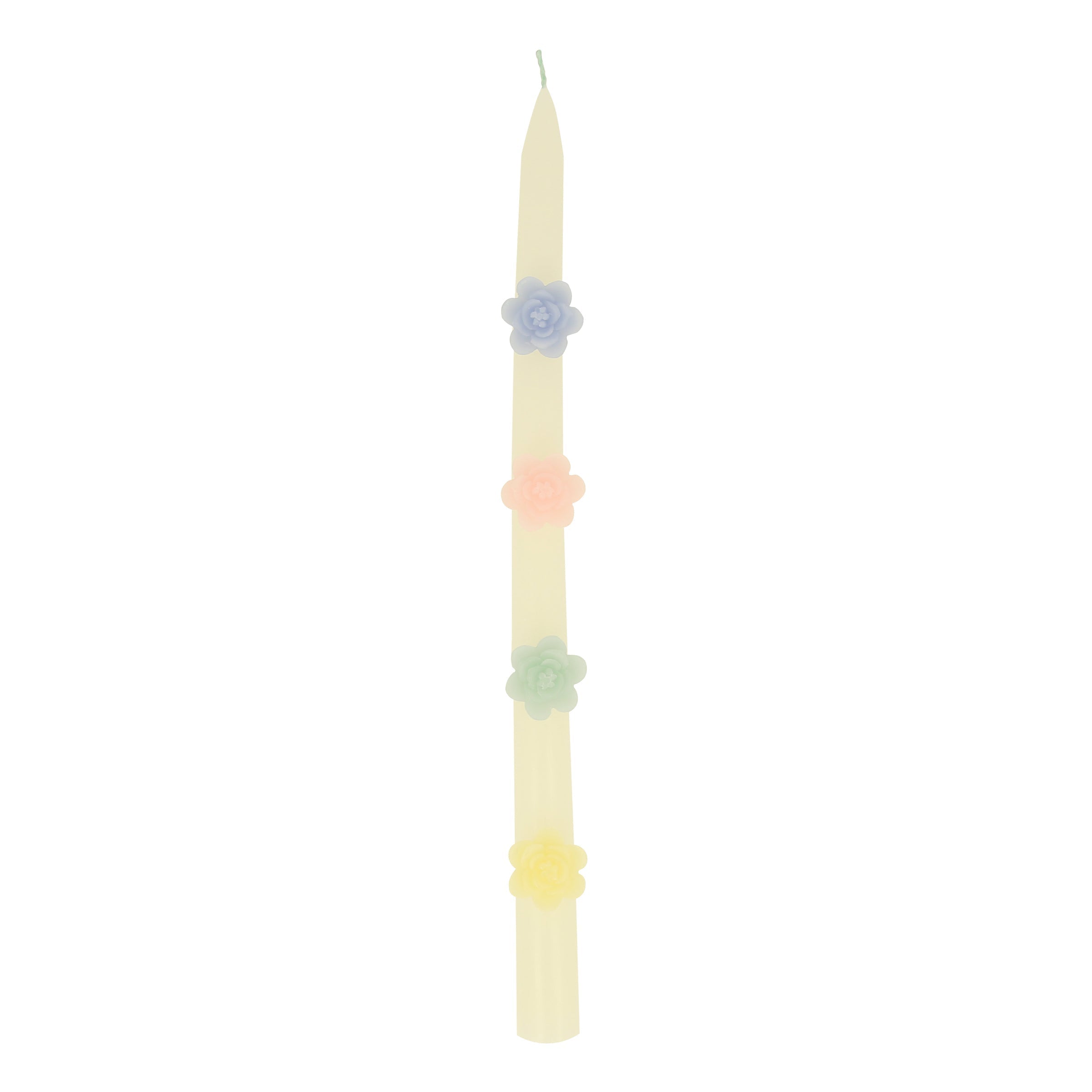 Lenox Premium Pastel Flowers Taper Candles, Set of 2 - Image 3