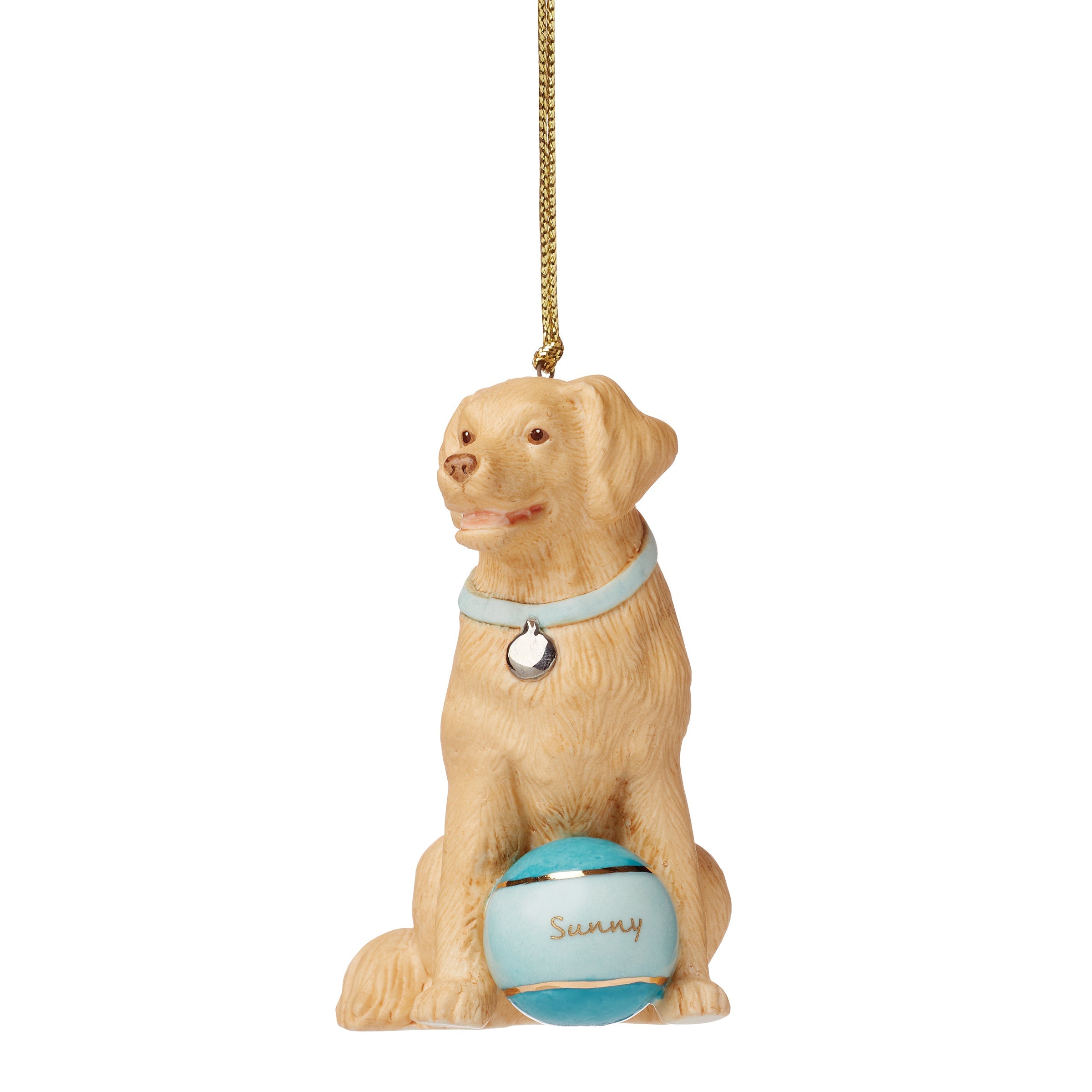 Lenox Premium Personalized Golden Retriever Ornament - Image 8