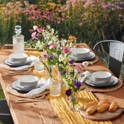 Alternative view of Lenox Premium 24 Seven Colors Pumice 12-Piece Dinnerware Set