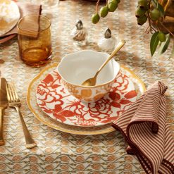 Alternative view of Lenox Premium Butterfly Meadow Cottage Saffron Rice Bowls, Set of 4