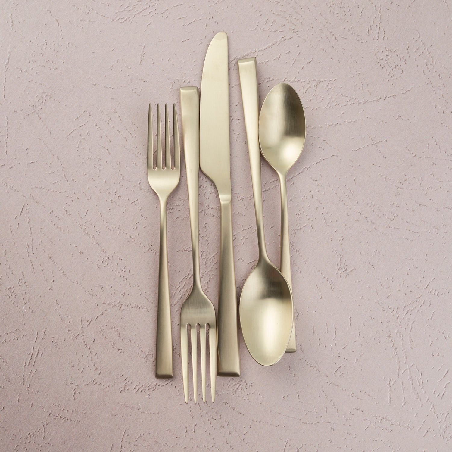 Lenox Premium Marlise Champagne Satin 20-Piece Flatware Set - Image 4