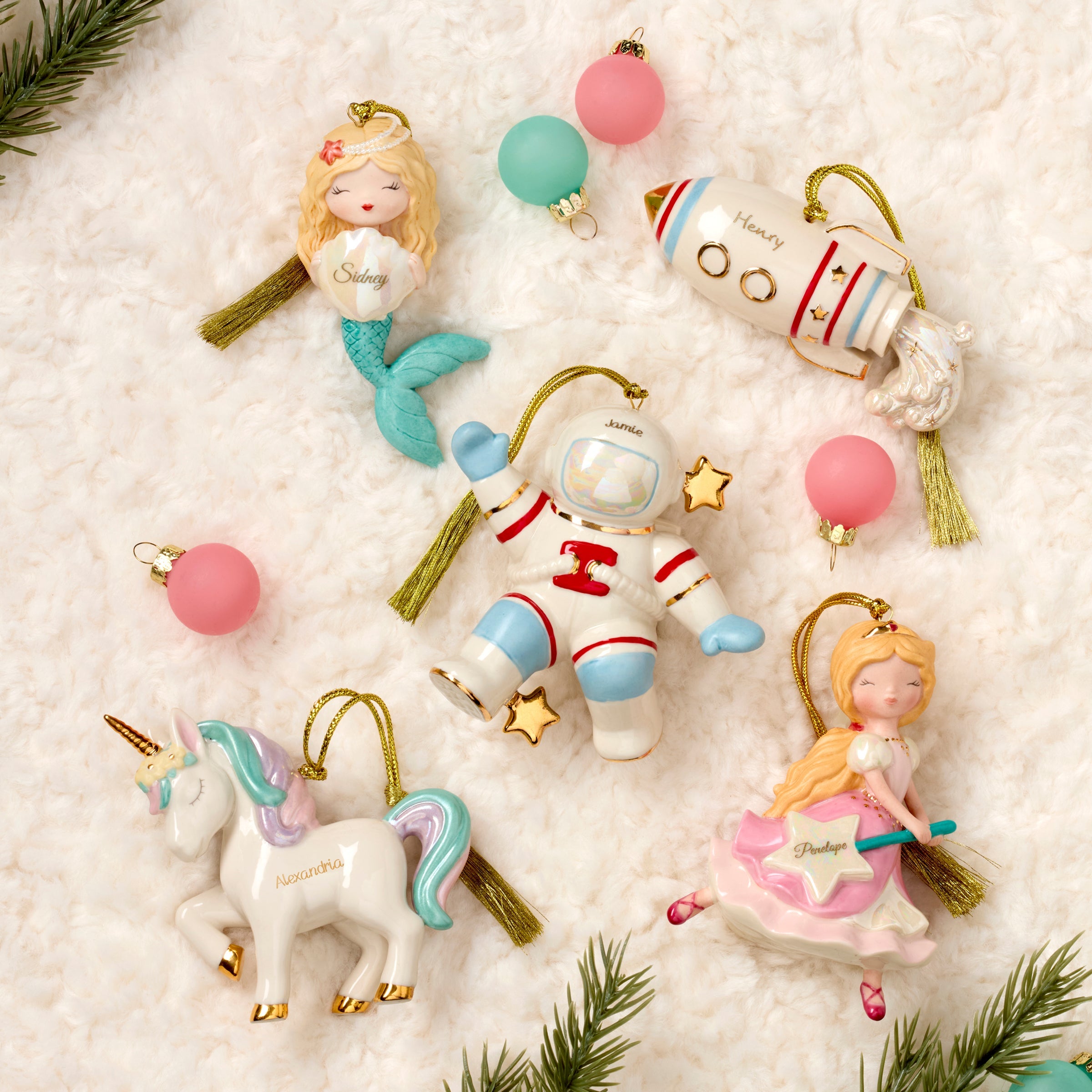 Lenox Premium Personalized Rocket Ornament - Image 2