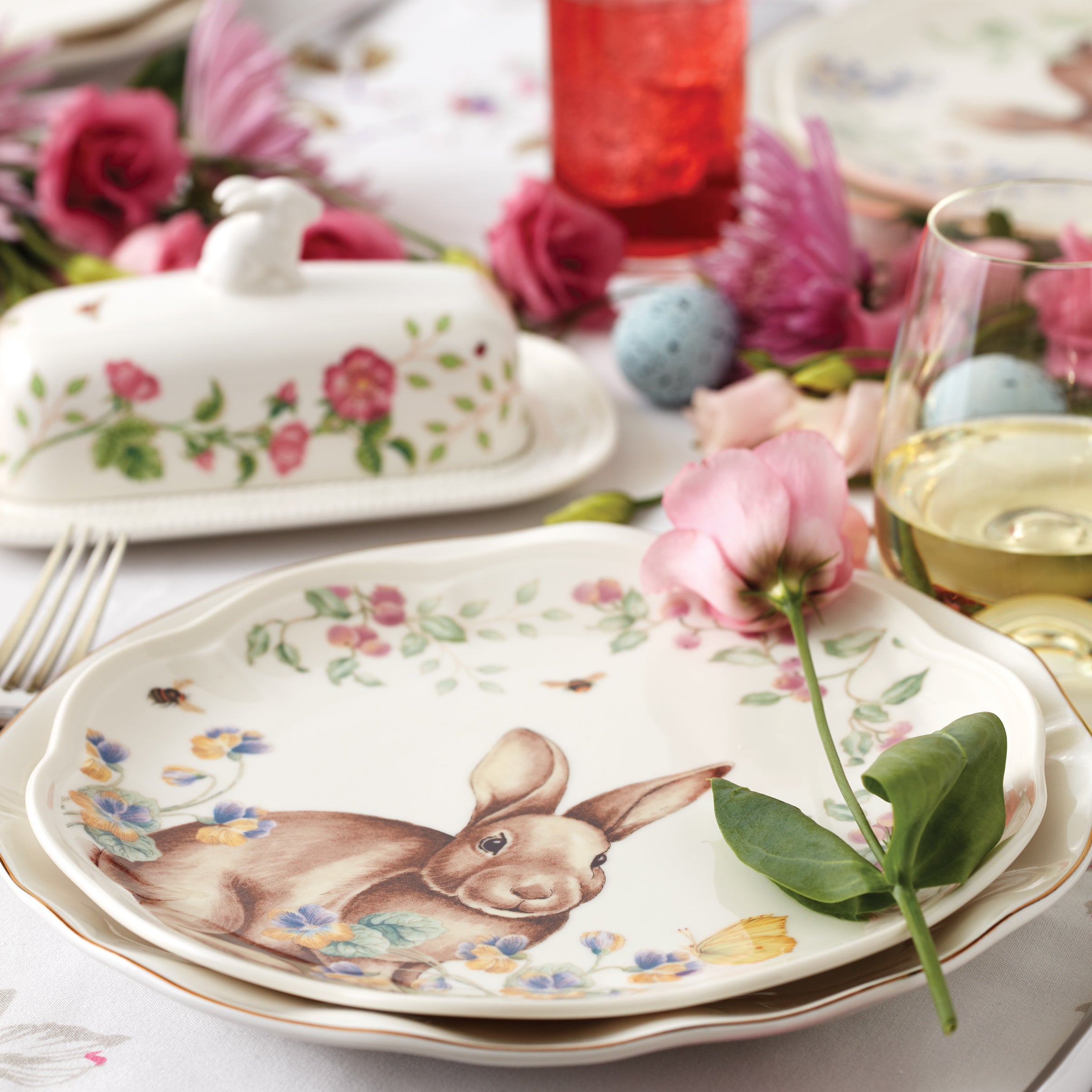 Lenox Premium Butterfly Meadow Bunny Accent Plates, Set of 4 - Image 7