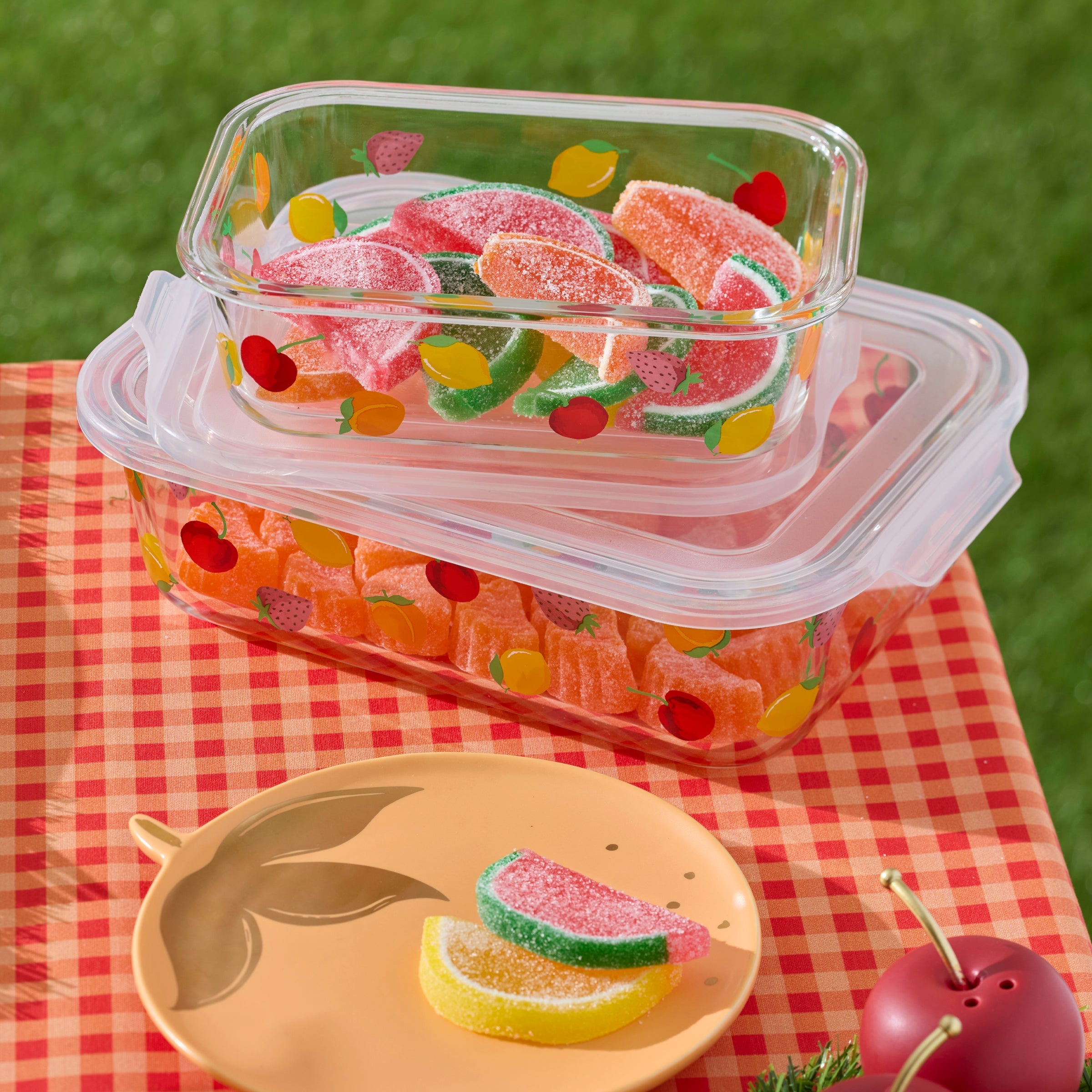 Lenox Premium Tutti Fruity 4-Piece Serve & Store Dish Set - Image 3