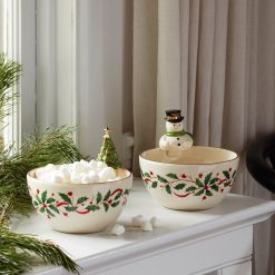 Alternative view of Lenox Premium Holiday Snowman Bowl