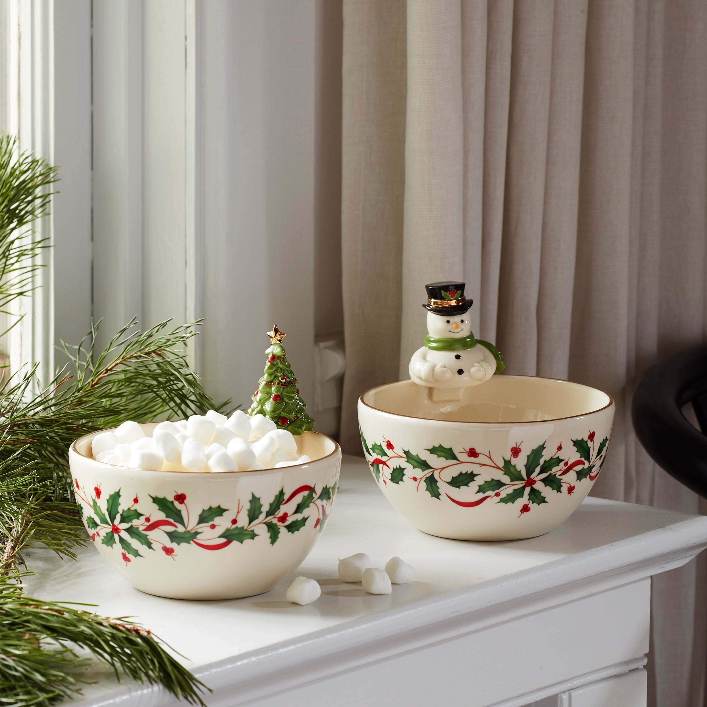 Lenox Premium Holiday Snowman Bowl - Image 2