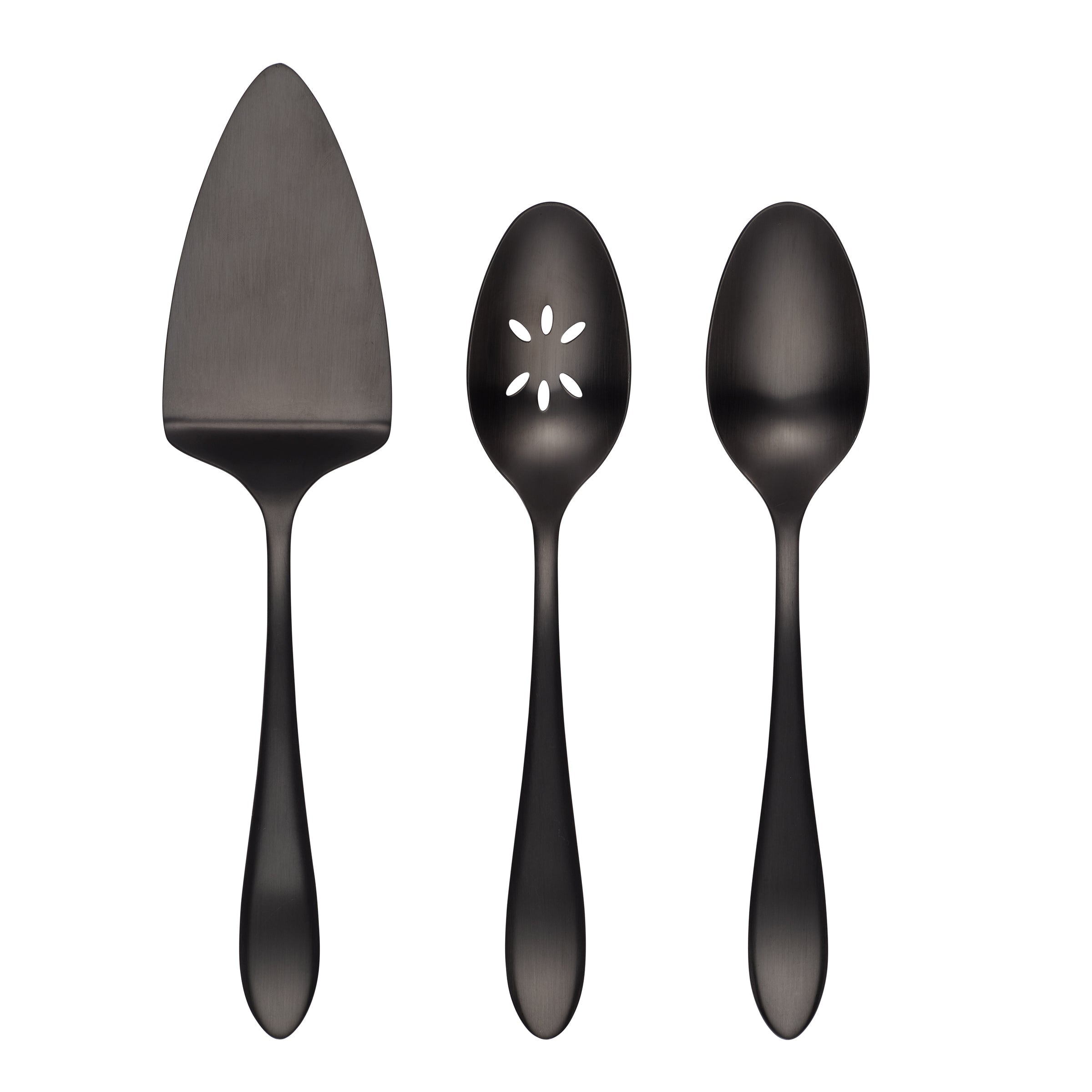 Lenox Premium Waldwick Black Satin 3-Piece Hostess Set