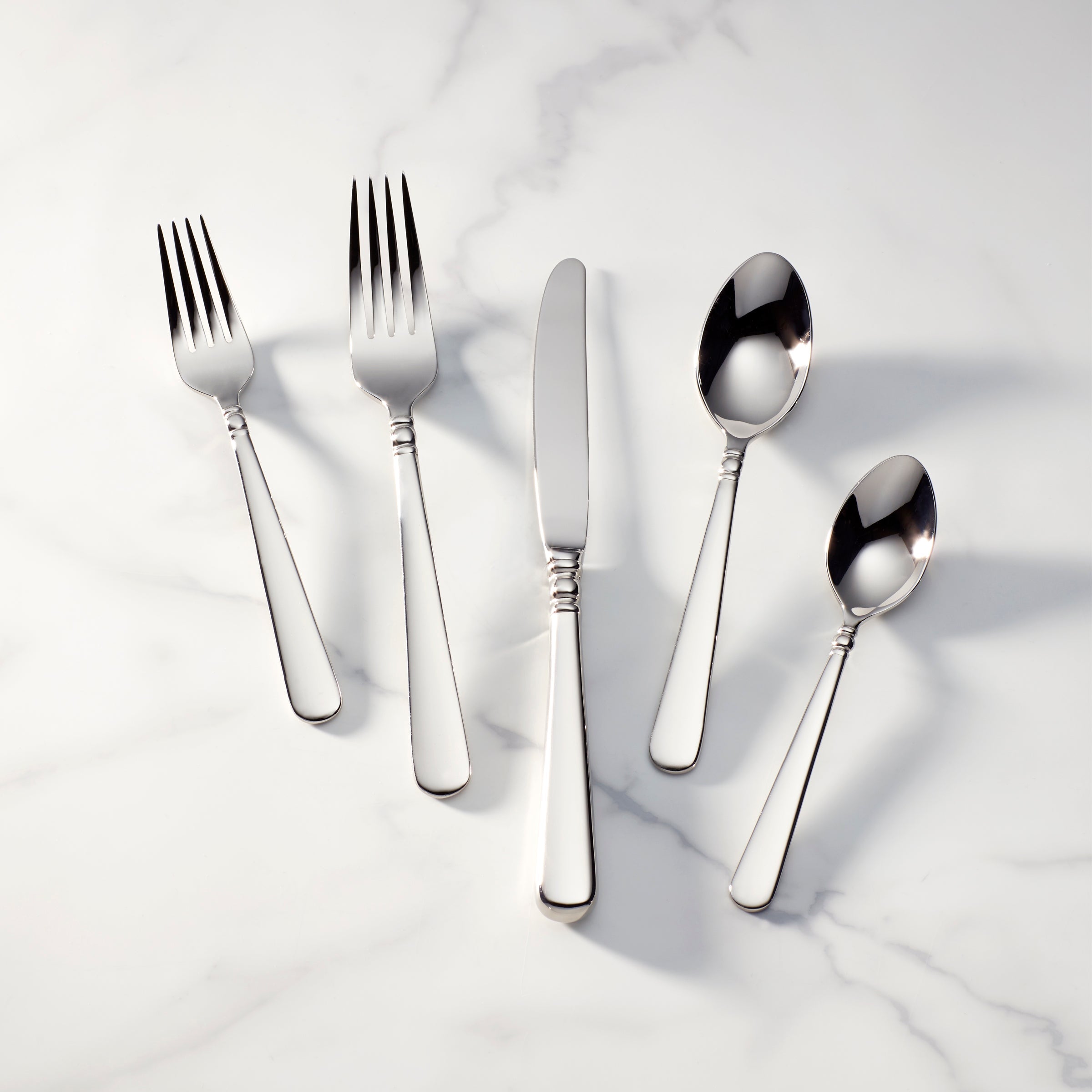Lenox Premium Pearl Platinum 20-Piece Flatware Set