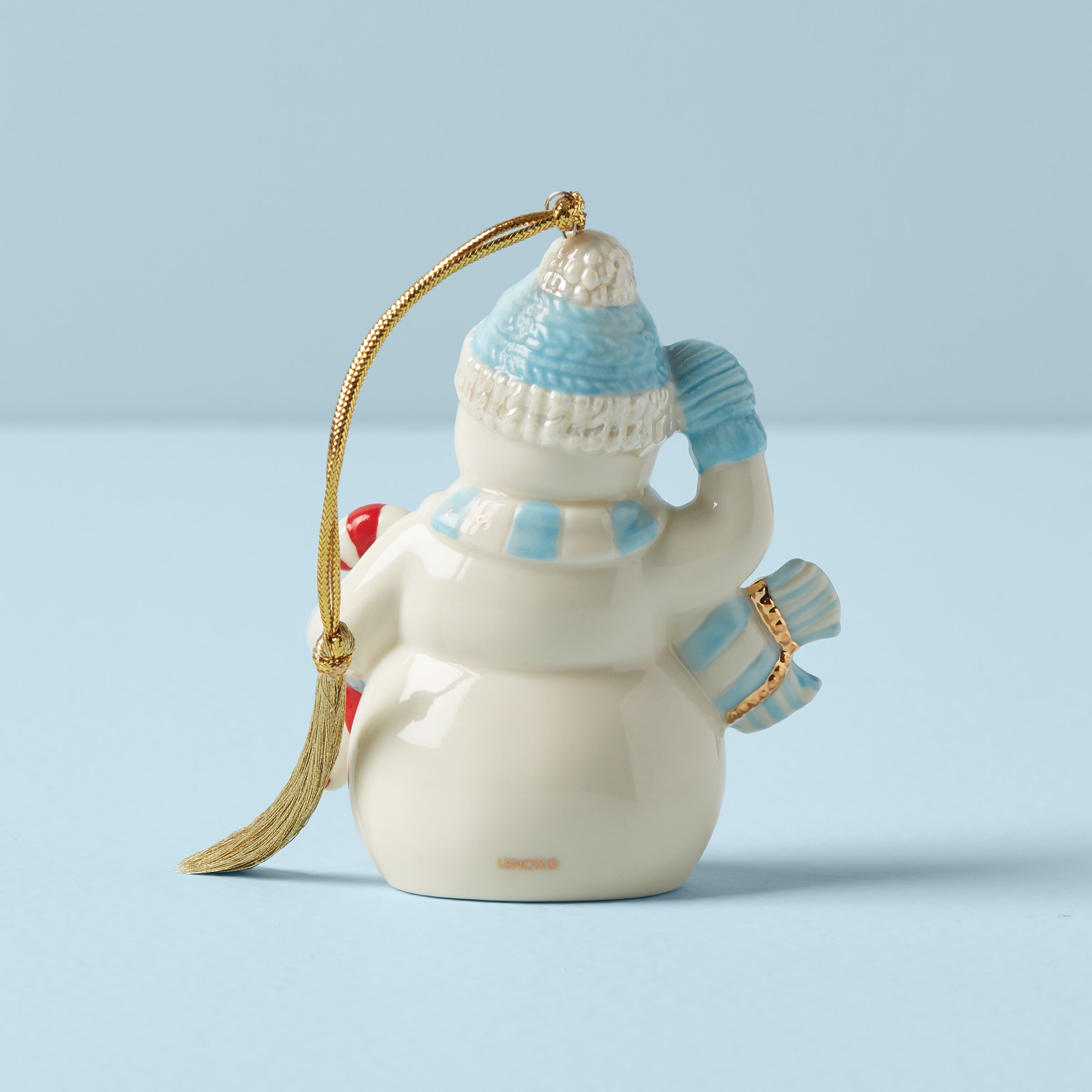 Lenox Premium Personalized Winter Snowman Ornament - Image 2