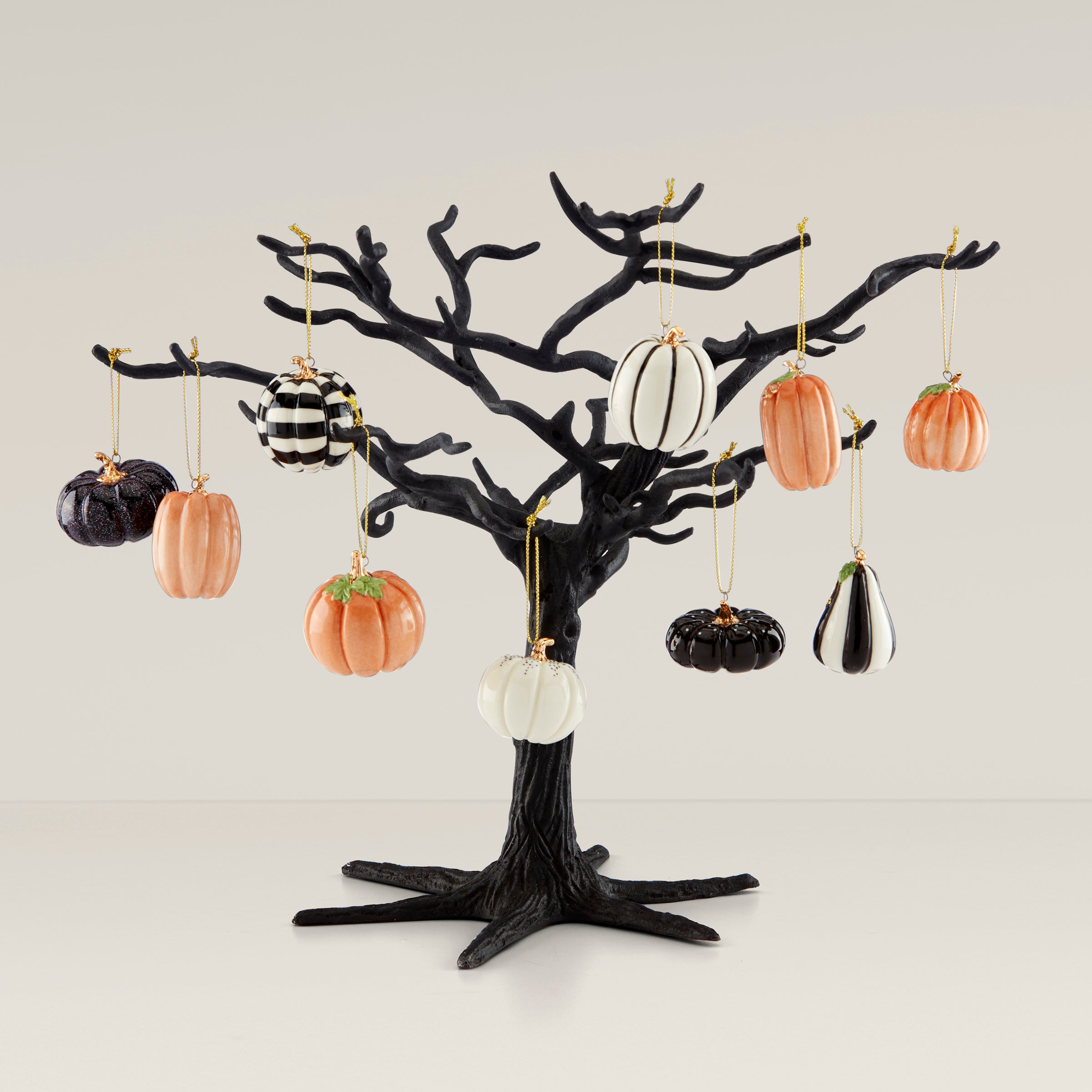 Lenox Premium Pumpkin 10-Piece Mini Ornament Set - Image 2