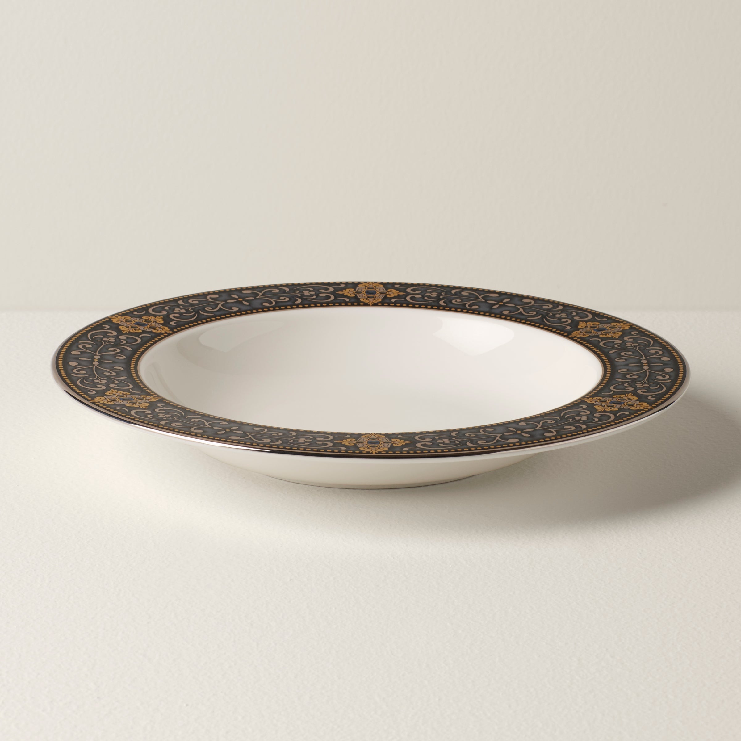 Lenox Premium Vintage Jewel Rimmed Bowl