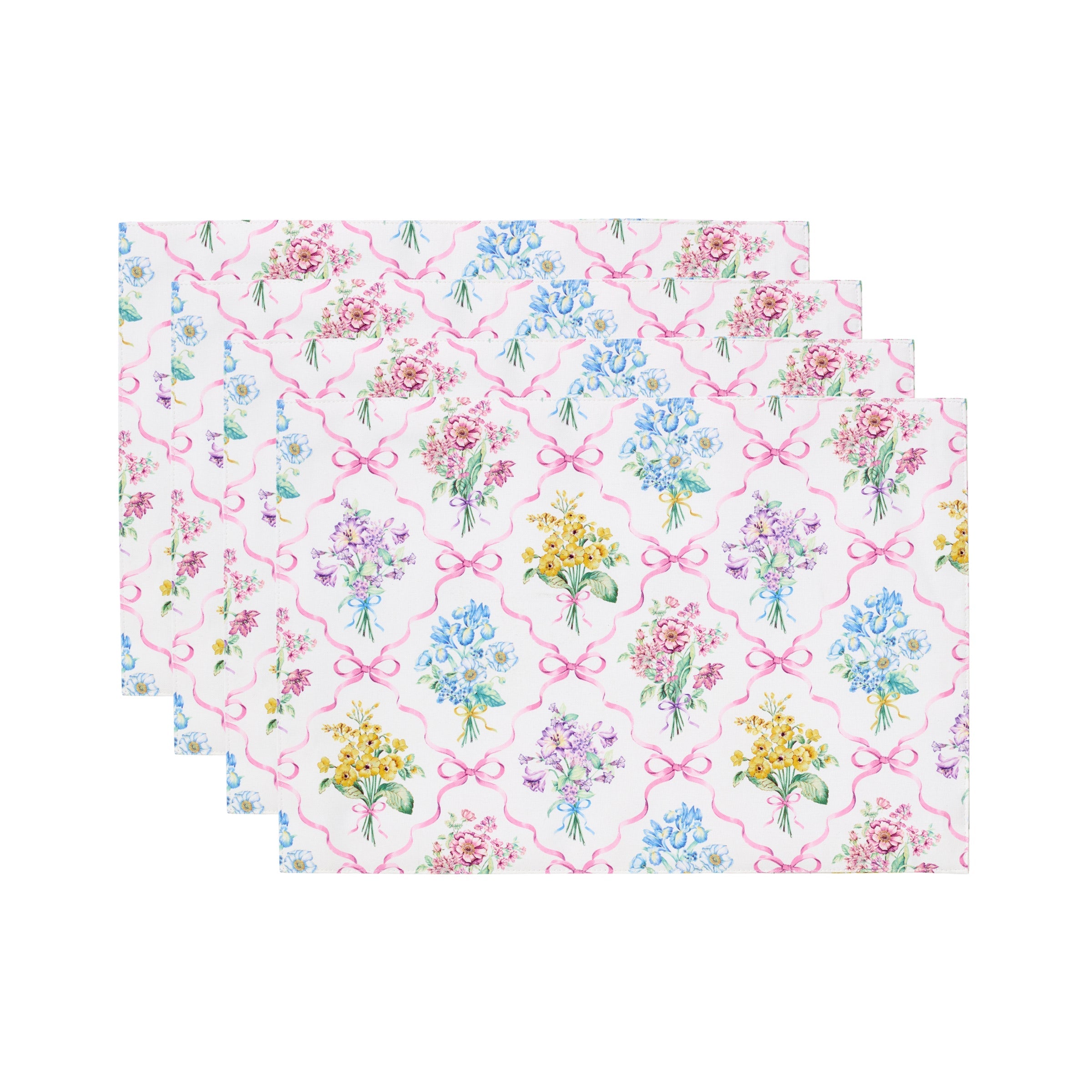 Lenox Premium Bouquet Ribbon Placemats, Set of 4 - Image 2