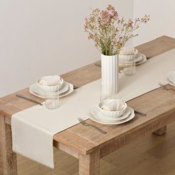 Lenox Premium French Perle Natural 70x14 Table Runner