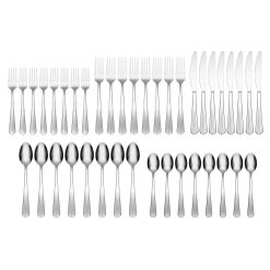 Alternative view of Lenox Premium Raiden 40-Piece Flatware Set with Caddy
