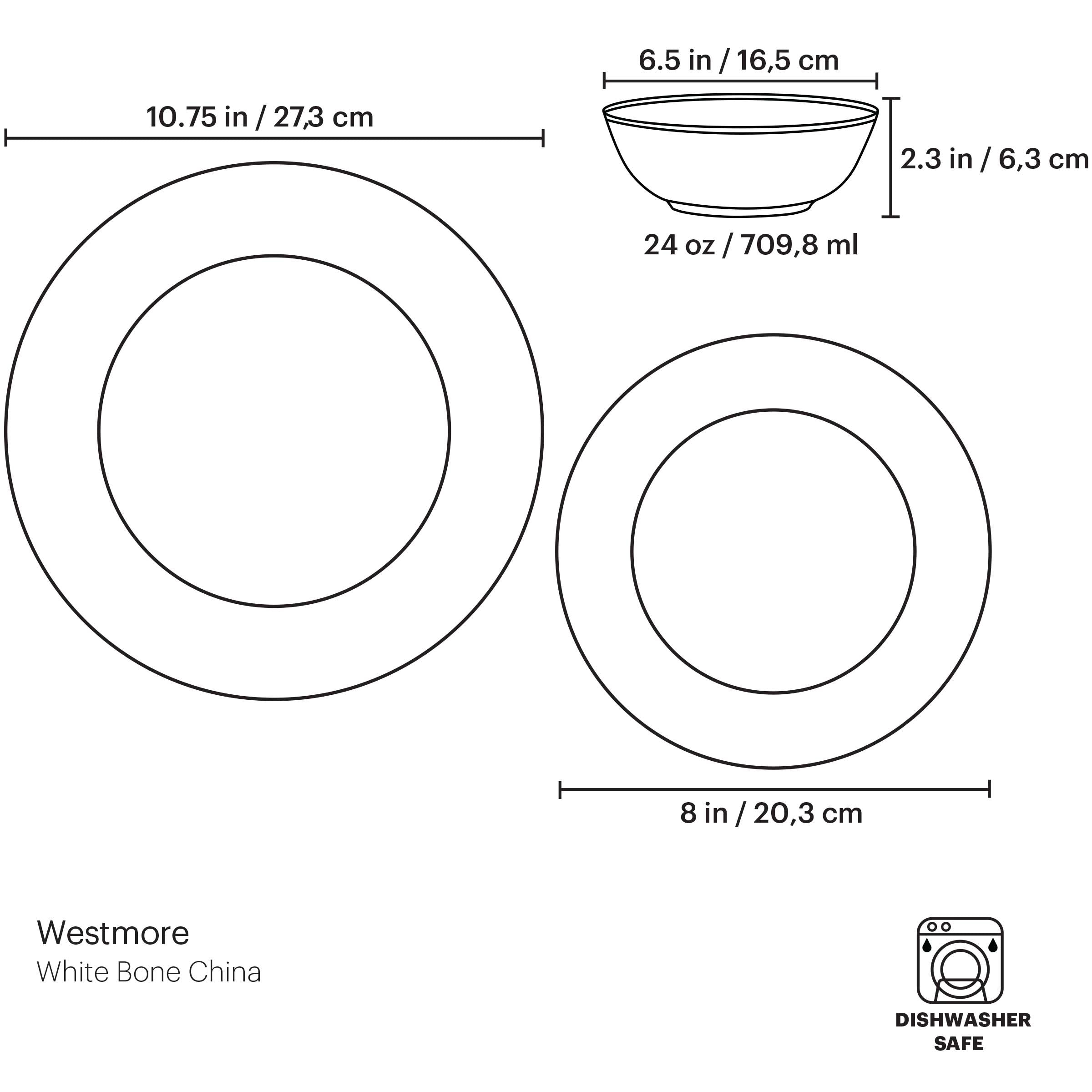Lenox Premium Westmore 3-Piece Place Setting - Image 6