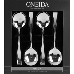 Lenox Premium Moda Soup Spoons, Set of 4