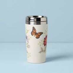 Alternative view of Lenox Premium Butterfly Meadow Bamboo Travel Mug
